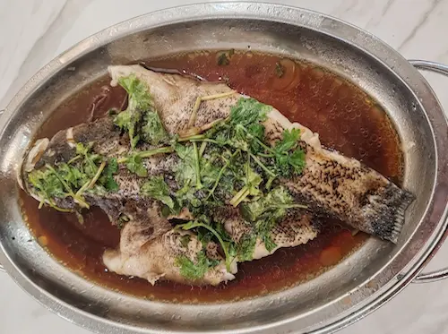 Cantonese Style Steamed Soon Hock Fish